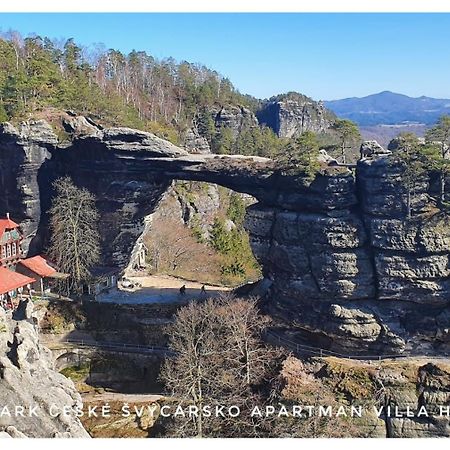 Apartment Villa Hrensko 132 エクステリア 写真